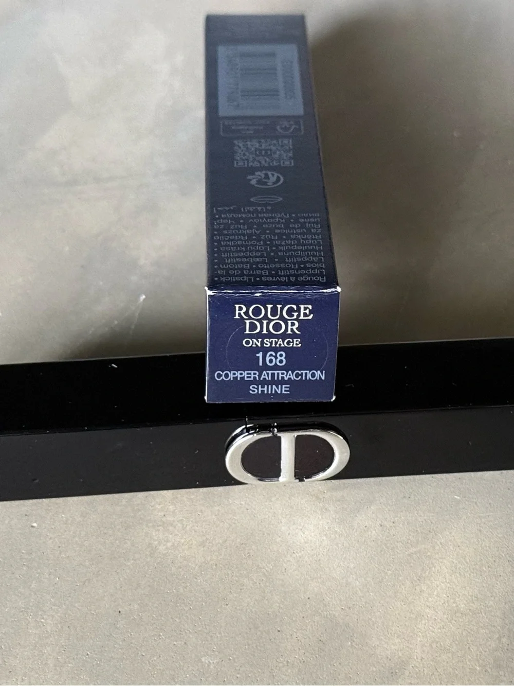 Dior Rouge Dior On Stage Coated Shine Lipstick — 168 Copper Attraction SHINE
